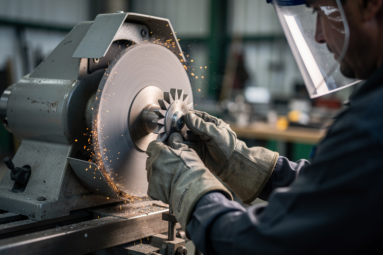 Safe Dressing of Abrasive Wheels