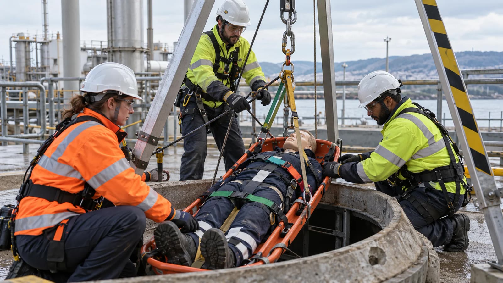 Prepare Rescue and Resuscitation Equipment
