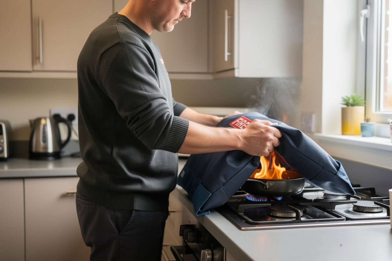 Using a Fire Blanket: When It Is the Right Choice
