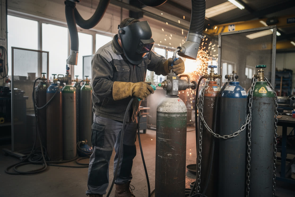 Lighting Up and Leak Testing